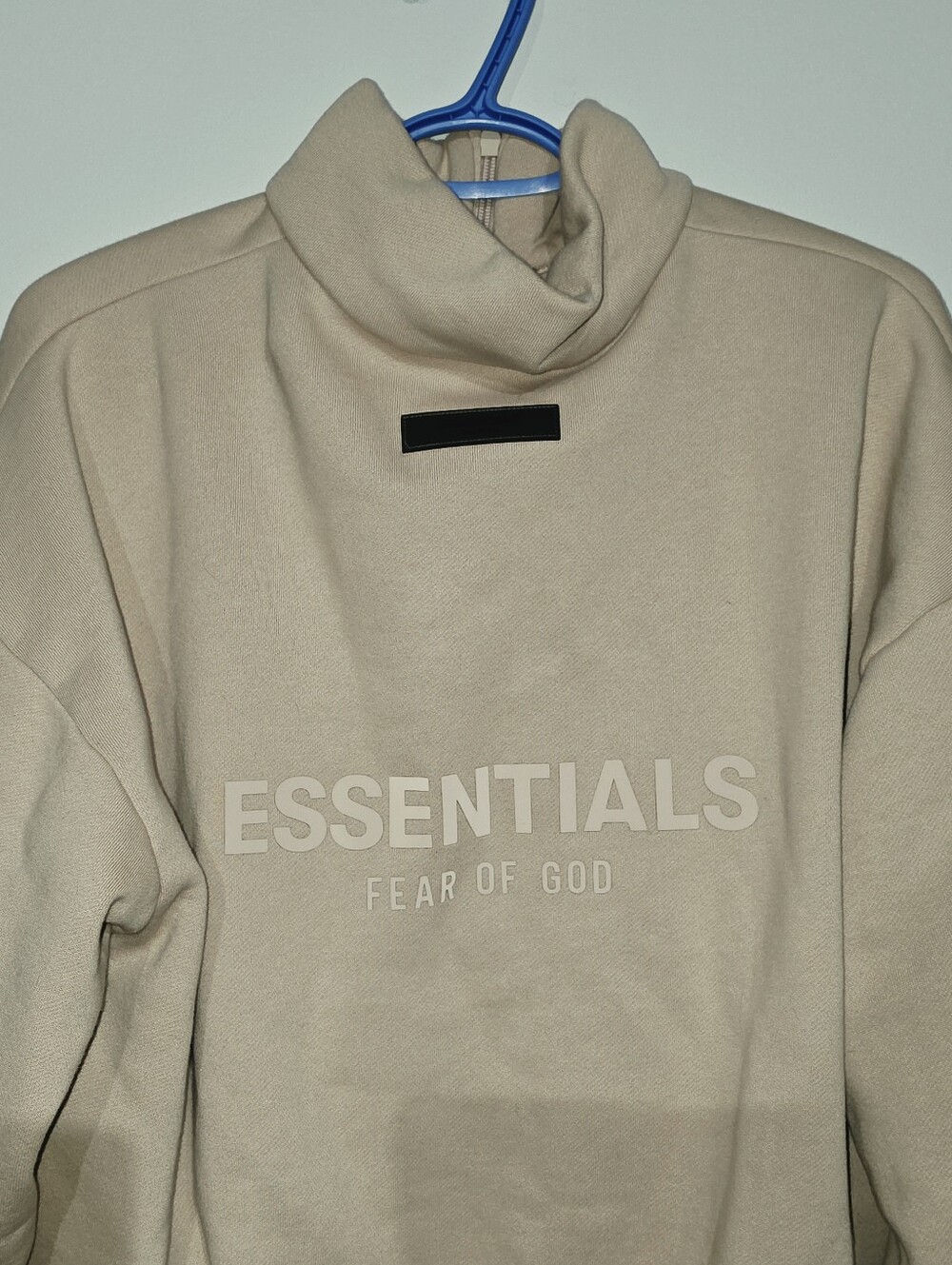 Women's Fear Of God Essentials Sand Full Zip Sweater Size M - Picture 8 of 9